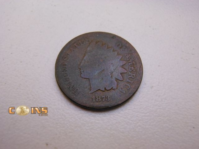 Lot 36-487803 - Key Date 1873 US Indian Head Cent.