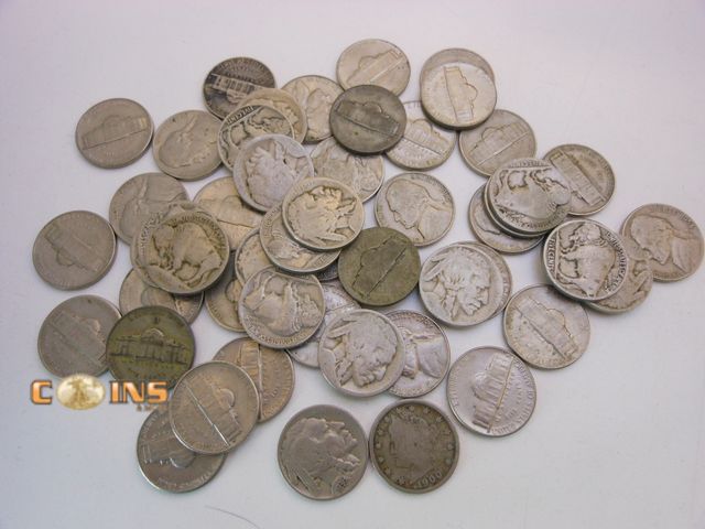 Lot 36-086691 - US Nickel Lot.  Includes Silver, Liberty Head and Buffalo Nickels.  See All Pictures.  Comes in Purs...