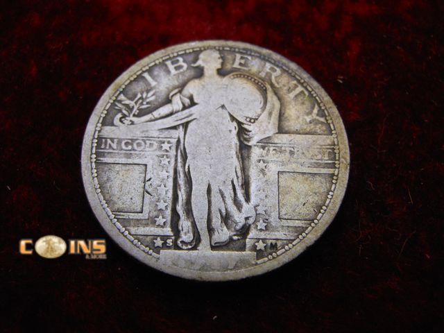 Lot 36-489212 - Better 1917-S Silver Standing Liberty Quarter.