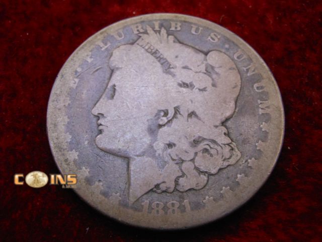 Lot 36-086760 - 1881 Morgan Silver Dollar.