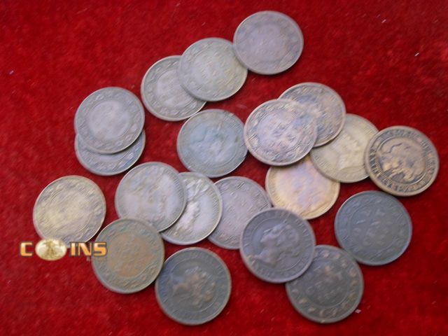 Lot 36-238211 - Lot of 20 Canadian Large Cents.  See All Pictures.