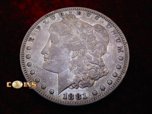 Lot 36-486305 - 1881-S Morgan Silver Dollar.