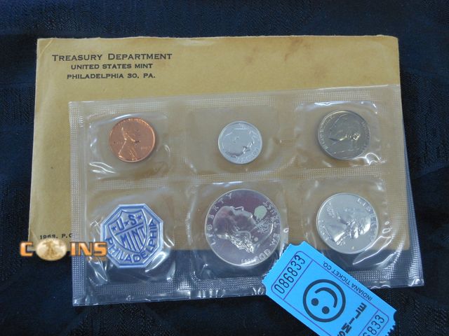 Lot 36-086833 - 1963 Silver US Mint Set.