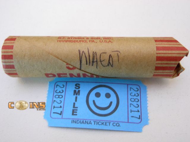 Lot 36-238217 - Roll of Assorted Lincoln Wheat Cents.