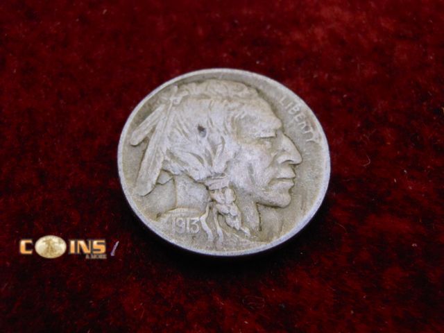 Lot 36-486547 - Semi-Key 1913 Type One Buffalo Nickel.  Full Date and Mint Mark.