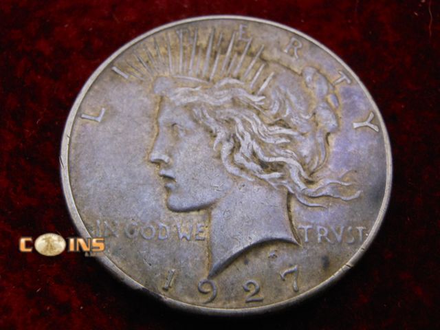 Lot 36-486676 - BETTER 1927-S Silver Peace Dollar.