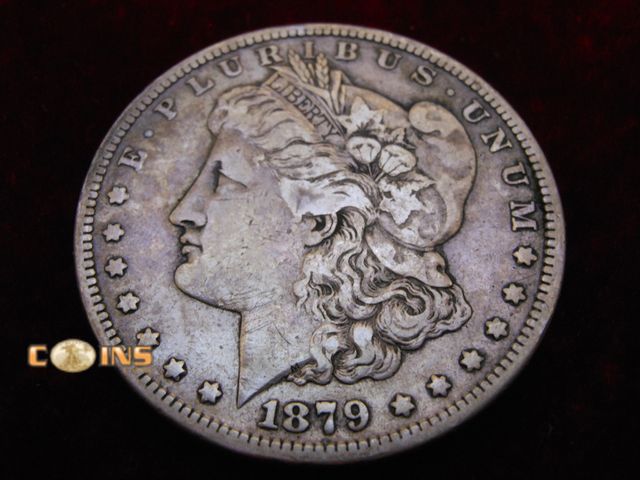 Lot 36-487294 - 1879-S Third Reverse Morgan Silver Dollar.