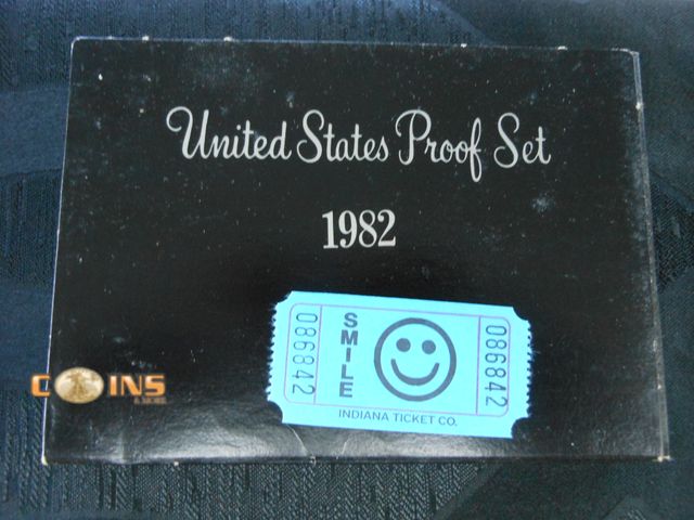Lot 36-086842 - 1982 US Mint Proof Set.
