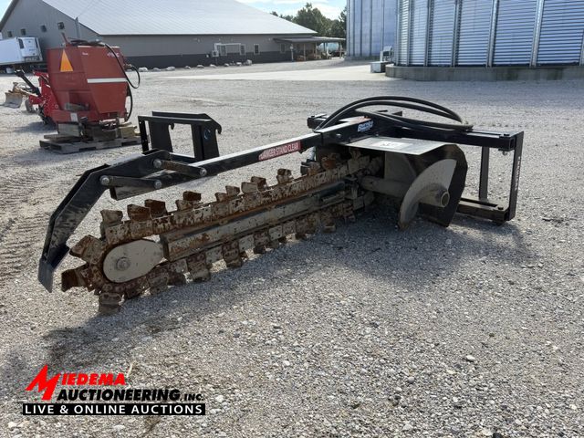 Lot 4-4 - Premier T350 Trencher, 72", Skidsteer QA, S/N: 00744