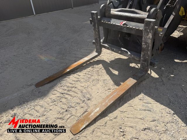 Lot 4-41 - Volvo Loader Fork Attachment, Volvo 837768 Wheel Loader Pallet Fork Attachment, Adjustable Heavy-Dut...