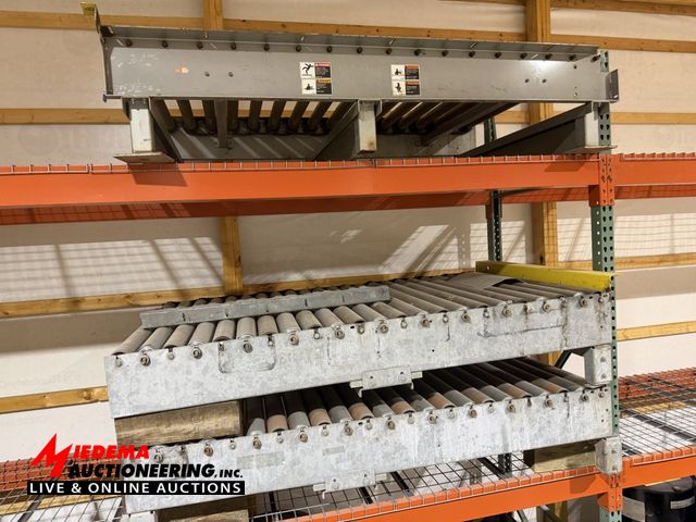 Lot 4-17 - Steel Power Conveyor 86" x 53", with extra rollers