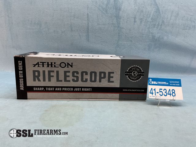 Lot 41-5348 - Lot of (1) ATHLON ARGOS BTR GEN2 1-8X24MM SFP LPVO W/Illuminated MOA Reticle PART #214072