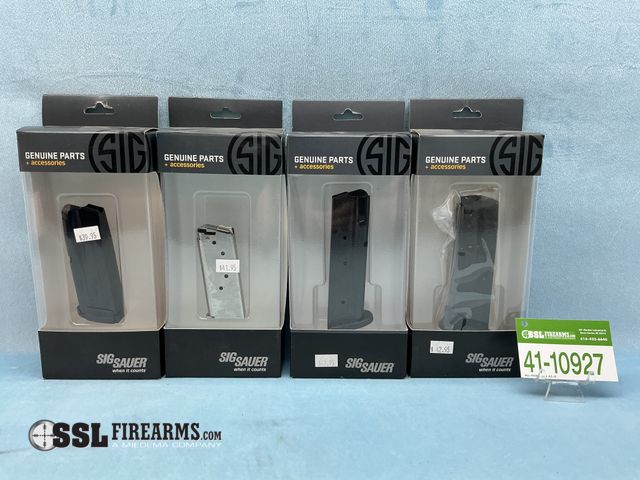 Lot 41-10927 - Lot of (4) Assorted Sig Sauer Magazines