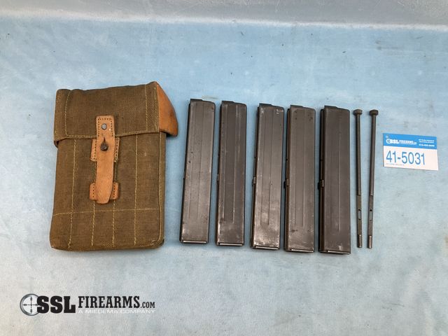 Lot 41-5031 - Lot of (5) 32 RND VZ 24/26 7.62x25mm Magazines
