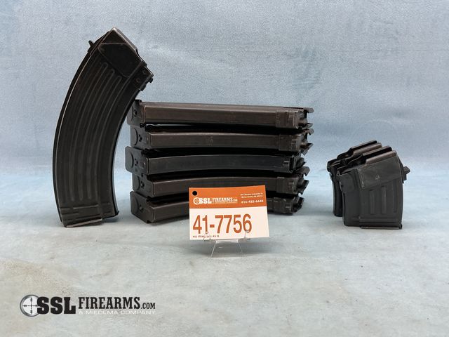 Lot 41-7756 - Lot of (8) AK47 magazines, (6) 30rd magazines and (2) 10rd magazines.