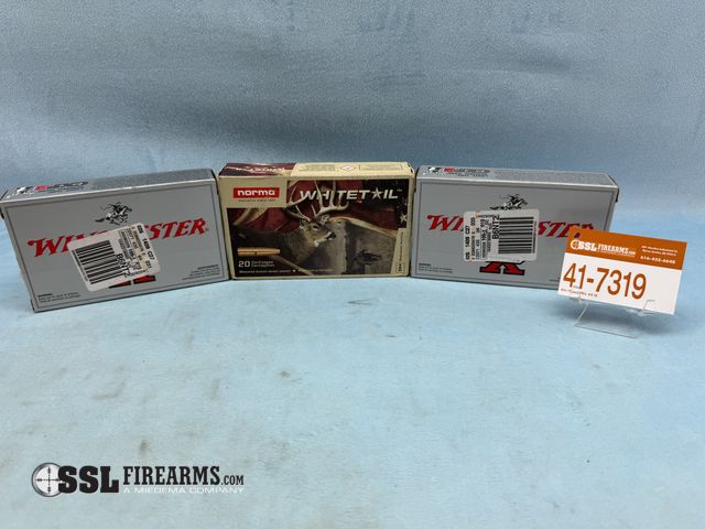 Lot 41-7319 - Mixed lot of (60) RNDS of 30-06 SPRG Ammo. Lot Includes (40) Winchester Super-X CXP2 165 Gr Pointed ...