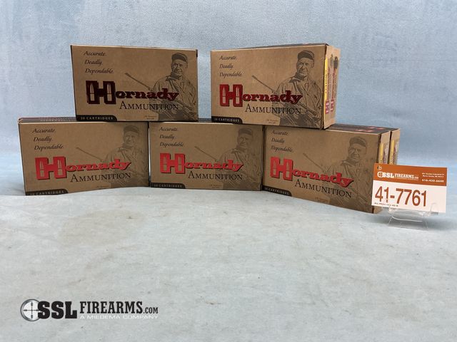 Lot 41-7761 - Lot of (200) Hornady .300 WIN MAG RNDS. Lot includes (100) RNDS of Hornady Custom 180 Gr SST, (60) R...