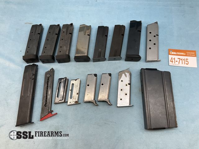 Lot 41-7115 - Lot of (16) Assorted Pistol &amp; Rifle Magazines
