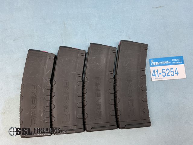 Lot 41-5254 - Lot of (4) Amend2 30 RND 5.56 Magazines For AR15