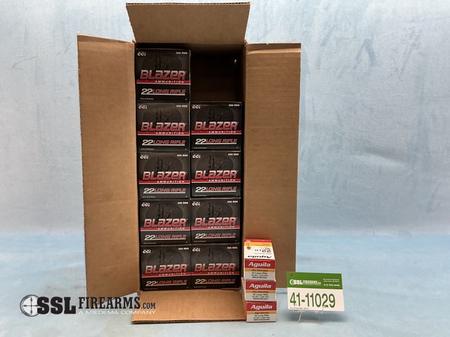 Lot 41-11029 - Mixed Lot of (4650) RNDS .22 LR Ammunition
