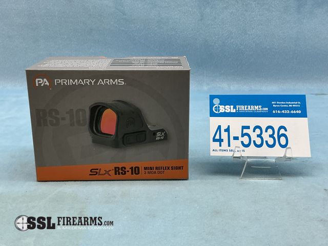 Lot 41-5336 - Lot of (1) PRIMARY ARMS SLX RS-10 Red Dot
