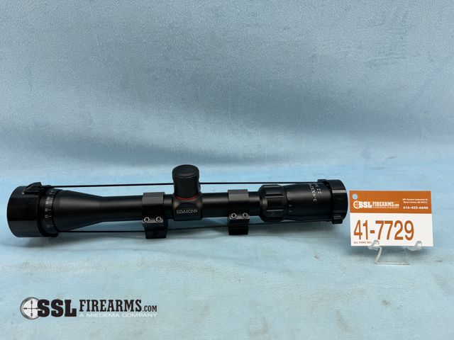 Lot 41-7729 - Simmons 3-9x32 WA/AO 22 Mag Rifle Scope. In good overall condition.