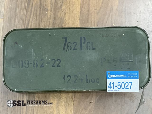 Lot 41-5027 - Lot of (1224) RNDS 7.62x25mm Ammunition
