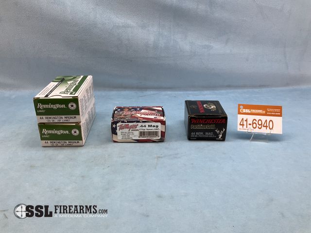 Lot 41-6940 - Mixed Lot of (140) RNDS .44 MAG Ammunition