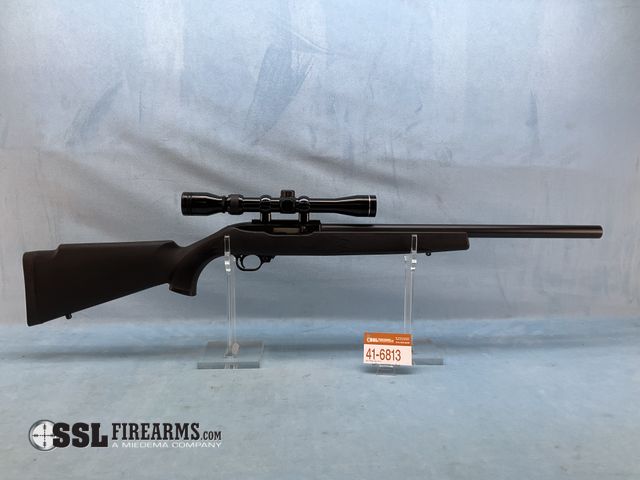 Lot 41-6813 - Ruger 10/22 .22 LR Semi-Auto Rifle W/Butler Creek Bull Barrel & Tasco Pronghorn 3-9x32mm Scope