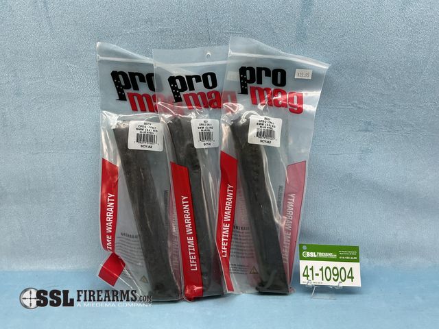Lot 41-10904 - Lot of (3) 32 RND 9MM Pro Mag SCCY CPX1/CPX2 Compatible Magazines