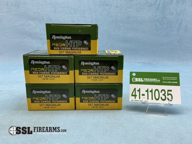 Lot 41-11035 - Lot of (100) Remington 125 GR SJHP .357 MAG Ammunition