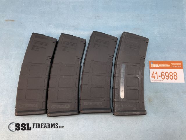 Lot 41-6988 - Lot of (4) 5.56/.223 30 RND Magazines For AR15