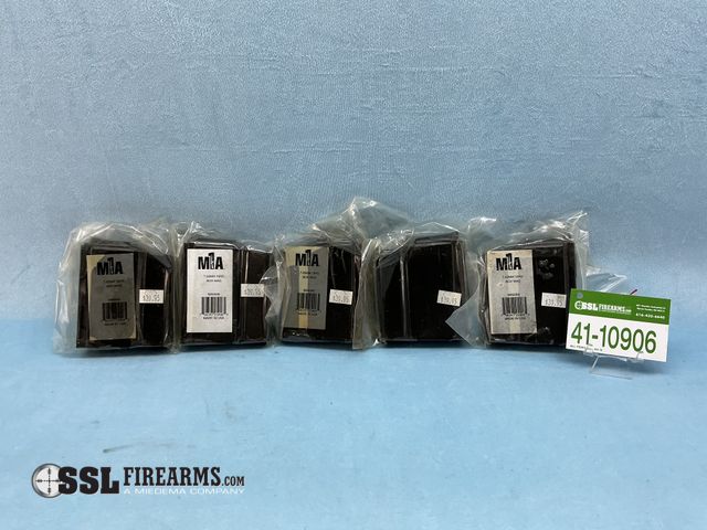 Lot 41-10906 - Lot of (5) 10 RND 7.62 NATO M1A Box Magazines