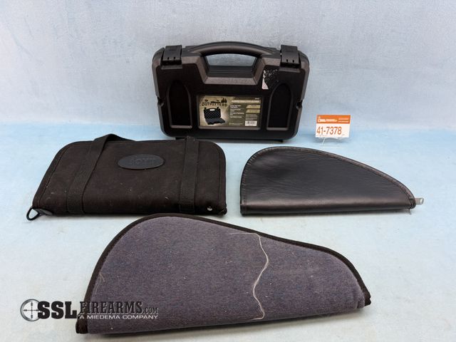 Lot 41-7378 - Lot of (4) Pistol Cases. Lot includes (3) Soft Cases and (1) Hard Case