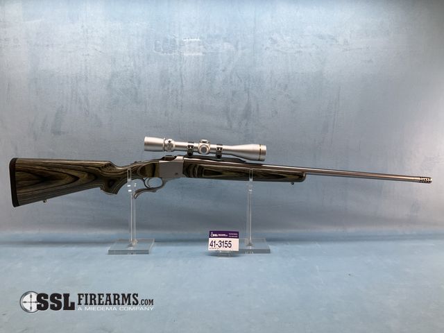 Lot 41-3155 - Ruger No.1 7MM STW Lever Action Rifle W/Leupold Vari-X 3.5-10x40mm Scope