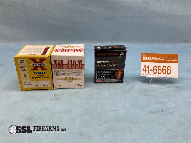 Lot 41-6866 - Lot of (60) RNDS .410 GA Ammunition