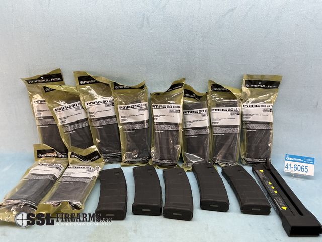 Lot 41-6065 - Lot of (15) 30 RND 5.56 NATO Magpul Gen 2 PMAGs W/Mag Loader