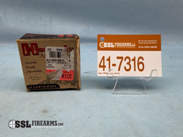 Lot 41-7316 - Box of (25) Hornady .32 Auto 60 Gr XTP Cartridges