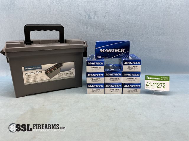 Lot 41-11272 - Lot of nine (9) boxes of Magtech 10mm Auto, 180gr, FMJ.