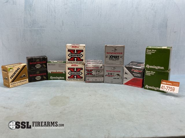 Lot 41-7759 - Mixed lot of (320) rounds of 12GA shotgun ammunition. Lot includes (50) rounds of Remington Steel Sh...