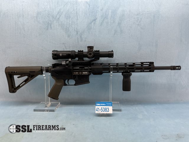 Lot 41-5383 - Diamondback Firearms DB15 5.56 NATO Semi-Auto Rifle W/Black Spider Optics 1-4x24mm Scope and Burris ...