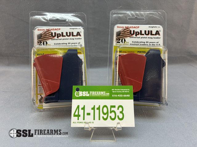 Lot 41-11953 - Lot of (2) Maglula UpLULA Speed Loaders, 9mm to .45 ACP.