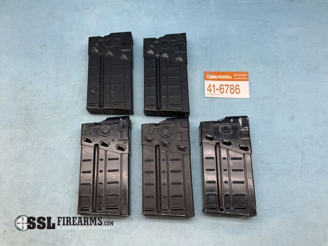 Lot 41-6786 - Lot of (5) HK G3 7.62 NATO 20 RND Magazines