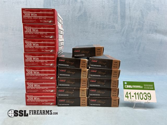 Lot 41-11039 - Mixed Lot of (360) RNDS .308 WIN Ammunition