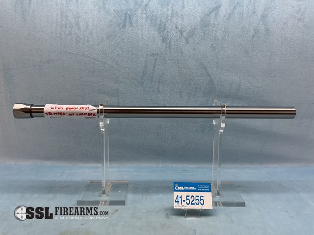 Lot 41-5255 - Lot of (1) Unbranded 6mm BENCH REST  24" Stainless Barrel W/Barrel Nut For Savage Short Action