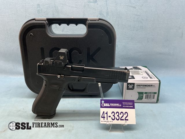 Lot 41-3322 - Glock 34 MOS Gen 5 9MM Semi-Auto Pistol W/Vortex Defender XL 5 MOA Red Dot