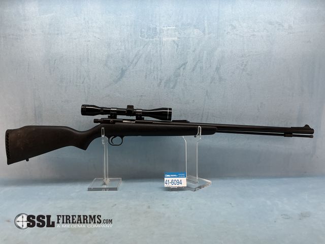 Lot 41-6094 - MML Inc Black Knight .50 CAL Inline Muzzleloader W/Tasco Silver Antler 4x Scope