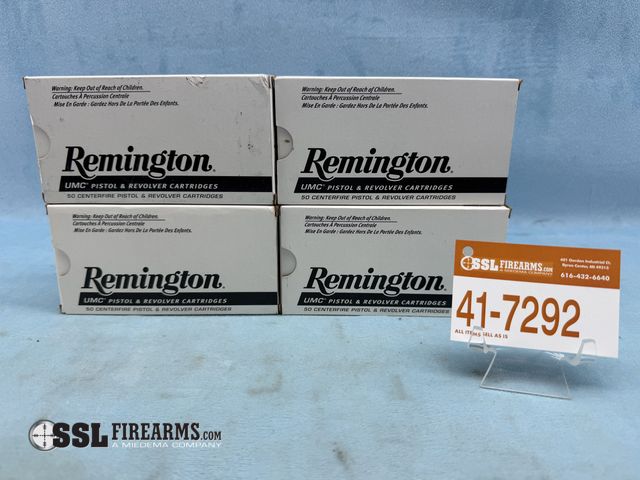 Lot 41-7292 - Lot of (200) Remington UMC .45 Automatic 230 Gr Centerfire Pistol &amp; Revolver Cartridges