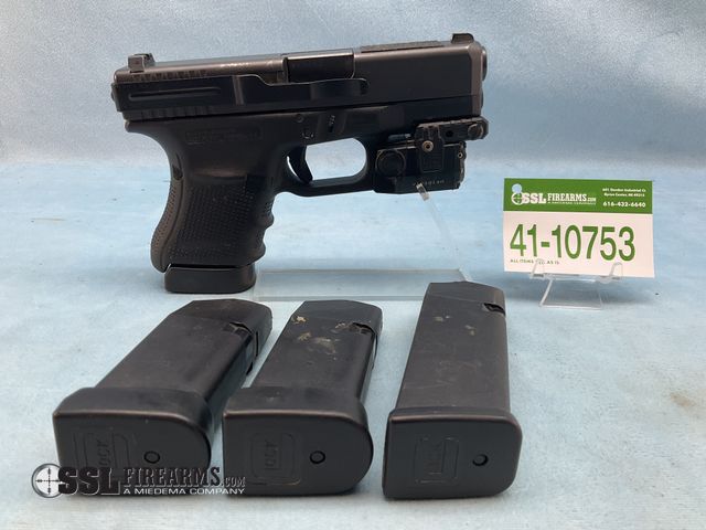 Lot 41-10753 - Glock 30 Gen 4 .45 ACP Semi-Auto Pistol W/Viridian C5 Green Laser/Light
