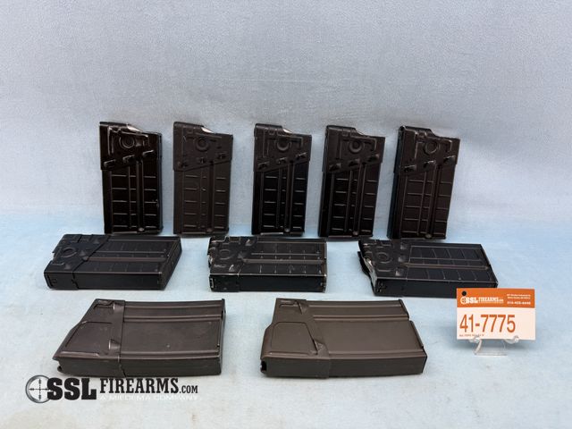 Lot 41-7775 - Lot of (10) Magazines For H&amp;K 91 / G3 7.62x51mm (.308 Winchester). (20) RND Capacity Each.